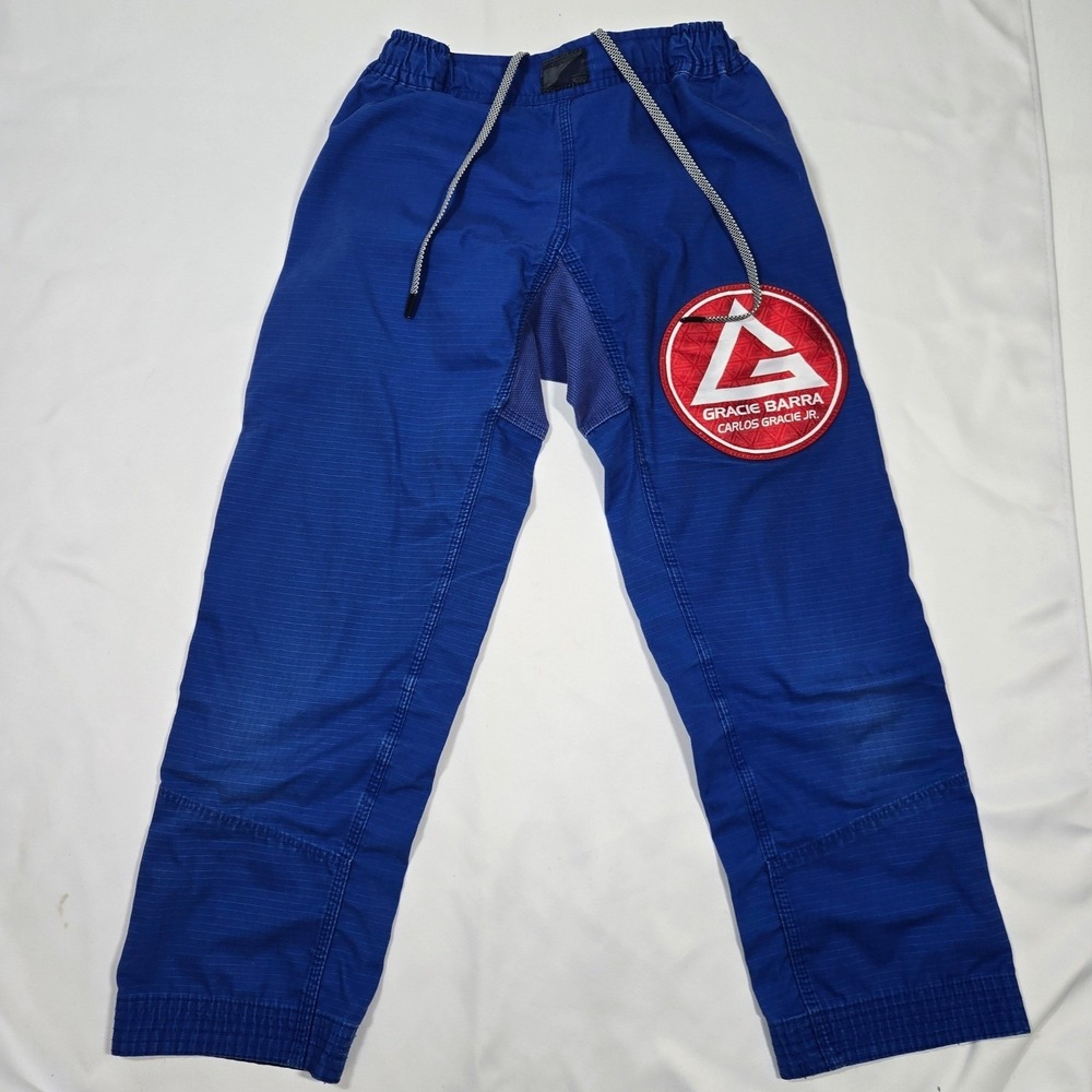 Gracie Barra Vanguard Limited Edition BJJ Gi Pants Mens A0 Royal Blue Ripstop